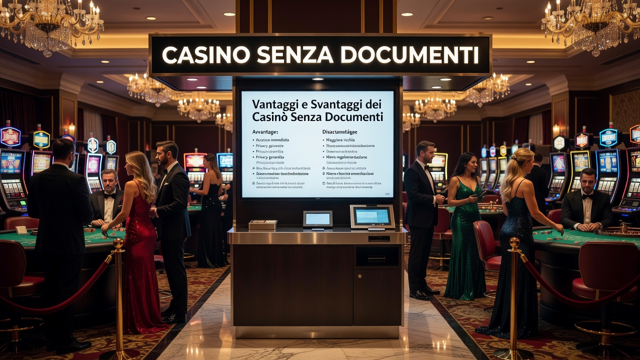 Vantaggi e Svantaggi dei Casinò Senza Documenti - casino senza documenti